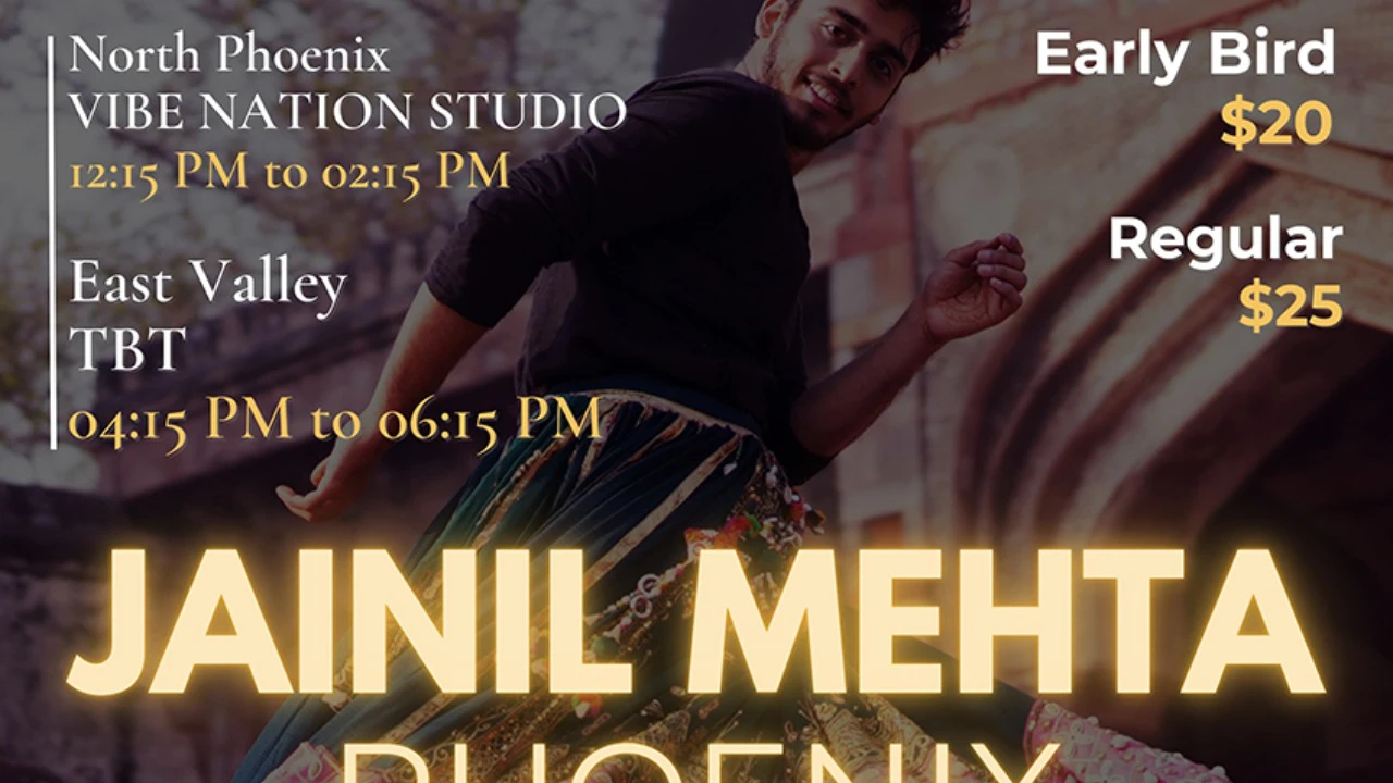 Jainil Mehta - Garba Workshop | North Phoenix
